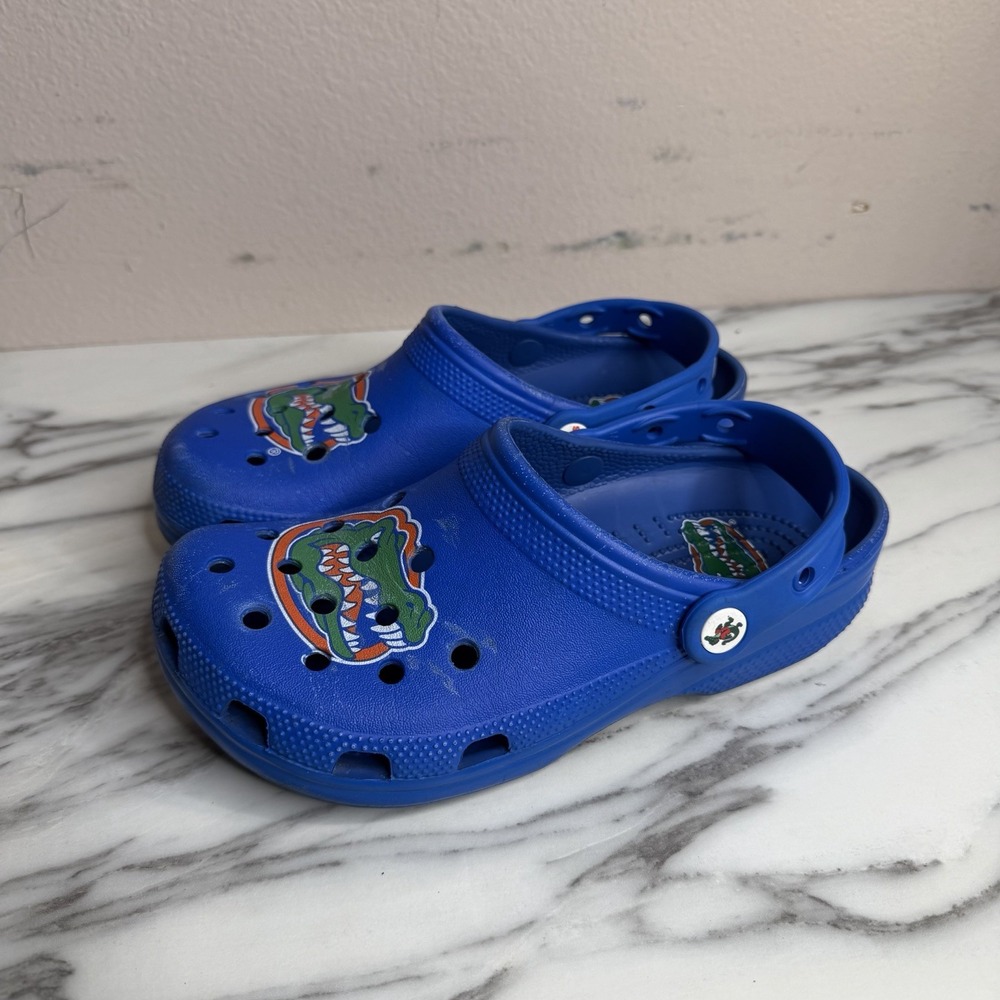 Crocs Unisex University of Florida Classic Clogs Gators Crocs UF Blue Women's 7